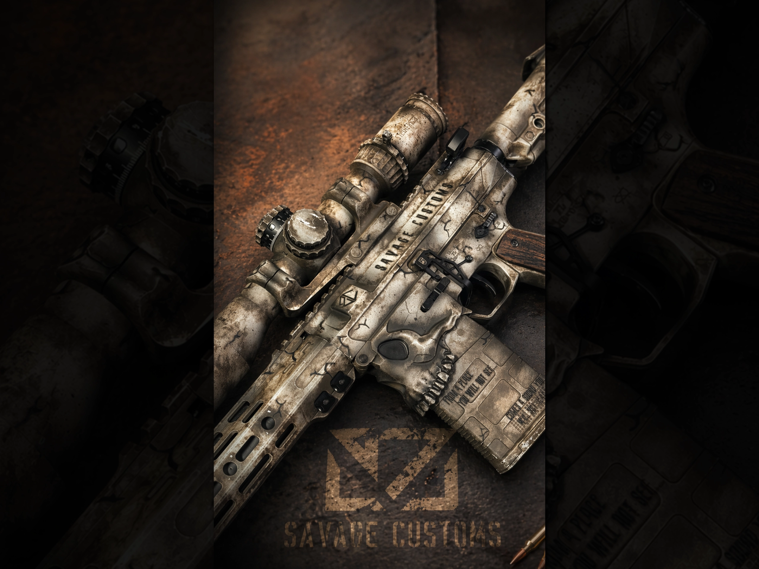 6.5 Creedmoor with 24" Fluted Barrel and Savage Customs cerakote
