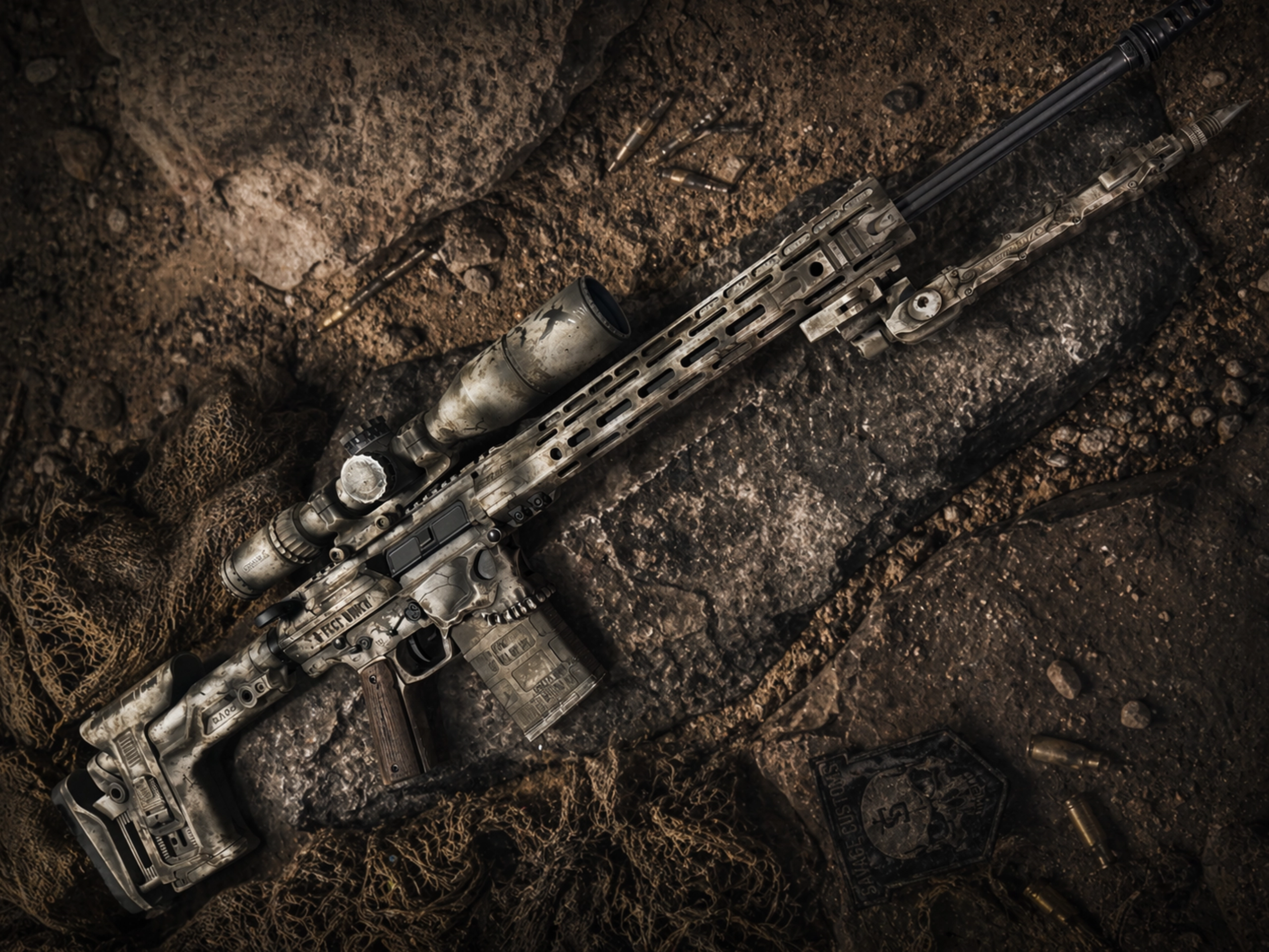 6.5 Creedmoor with 24" Fluted Barrel and Savage Customs cerakote
